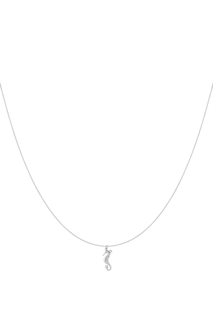 Goud & Zilver Marina Zeepaard Ketting RVS Goud & Zilver – gedragen op model | Tudor Gems