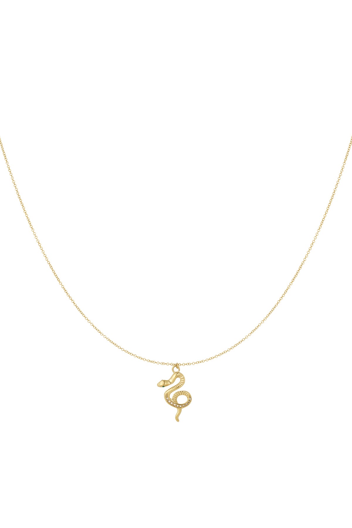 Goud & Zilver Serpenta Slang Ketting RVS Goud & Zilver – productfoto | Tudor Gems