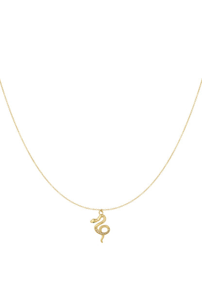 Goud & Zilver Serpenta Slang Ketting RVS Goud & Zilver – productfoto | Tudor Gems