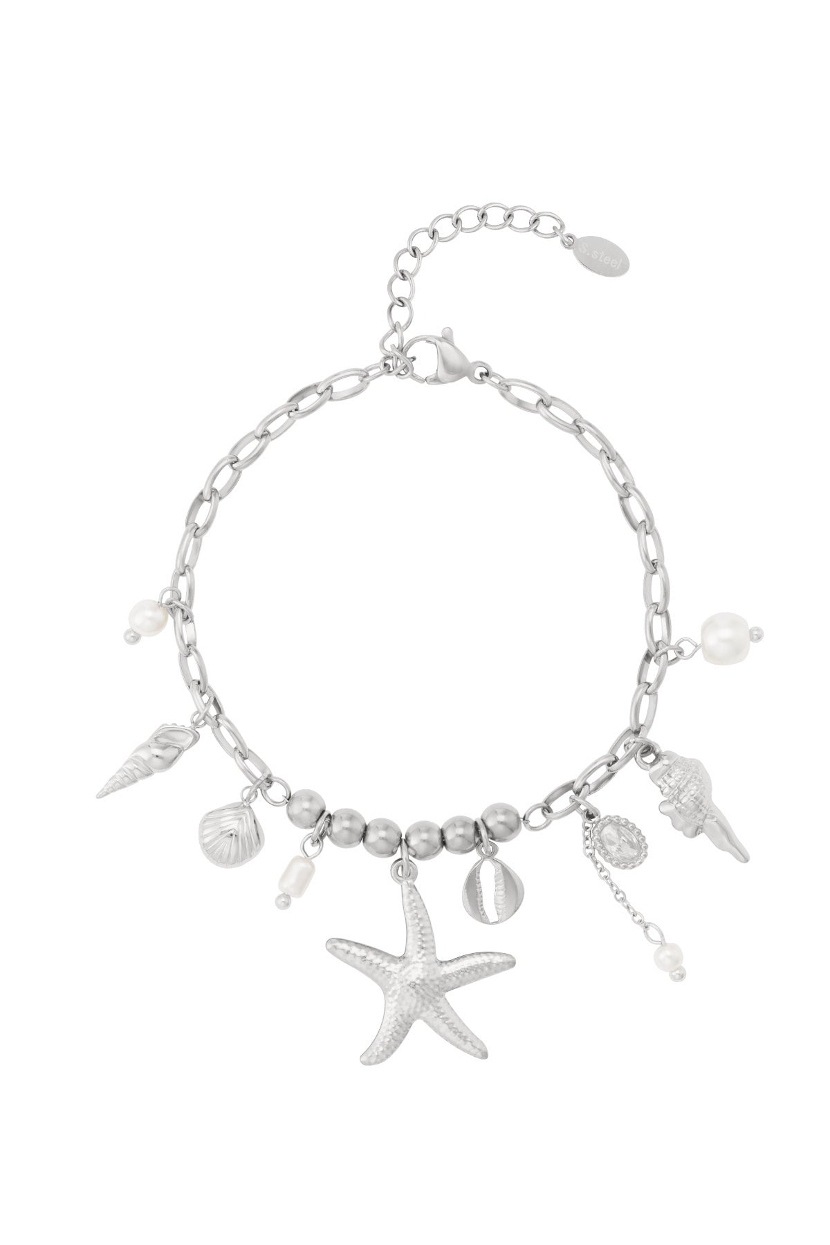 Goud & Zilver Armband RVS Goud & Zilver – gedragen op model | Tudor Gems