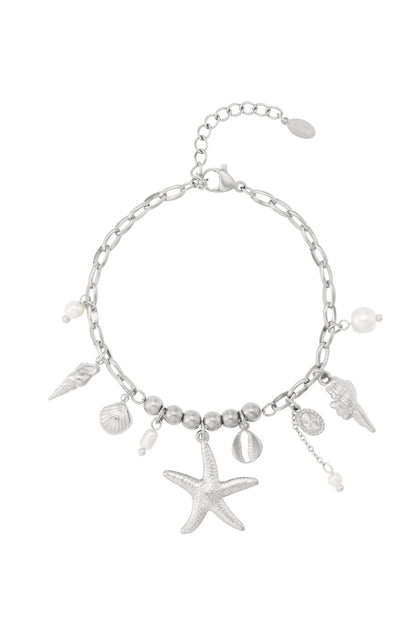Goud & Zilver Armband RVS Goud & Zilver – gedragen op model | Tudor Gems