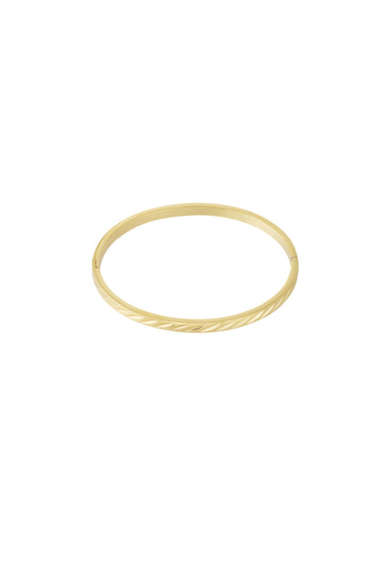 Goud & Zilver Geo Luxe Bangle Armband RVS – Goud & Zilver – productfoto | Tudor Gems