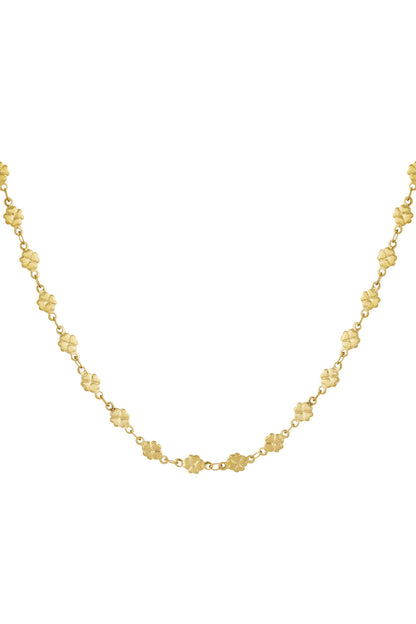 Elegant 14K Gold Plated Clover Necklace for Everyday Wear