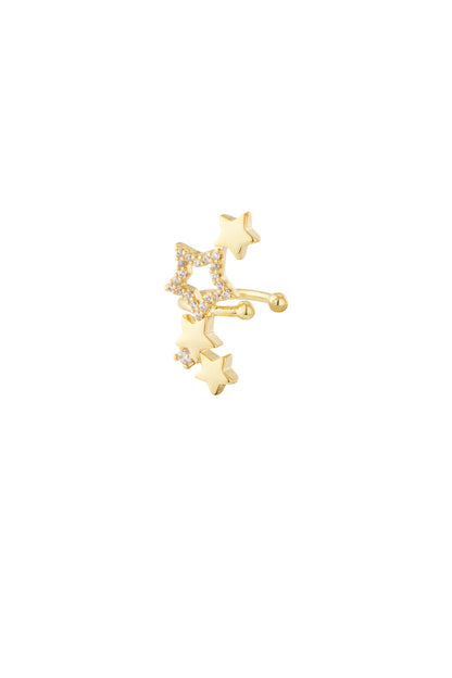Goud & Zilver Stella Star Ear Cuff RVS Goud & Zilver – productfoto | Tudor Gems