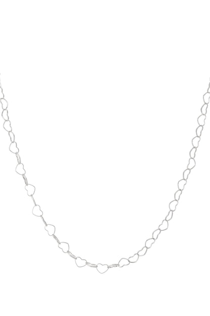 Goud & Zilver RVS ketting Eclipse Dagelijks Layer – lifestyle shot | Tudor Gems