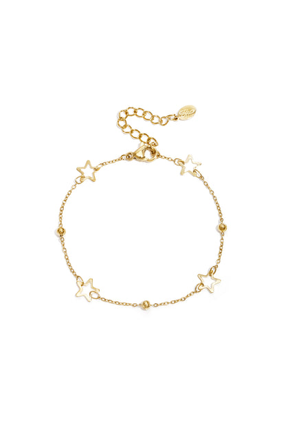 Goud & Zilver Sterren Armband RVS Goud & Zilver – Subtiel & Trendy – productfoto | Tudor Gems
