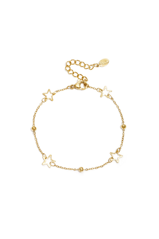 Goud & Zilver Sterren Armband RVS Goud & Zilver – Subtiel & Trendy – productfoto | Tudor Gems