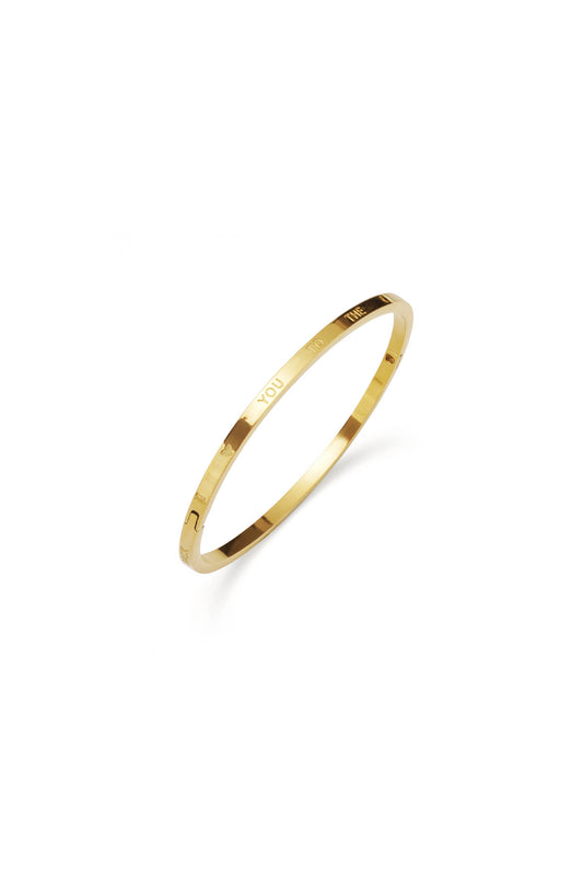 Zilver Love Letter Bangle Armband RVS Zilver – productfoto | Tudor Gems