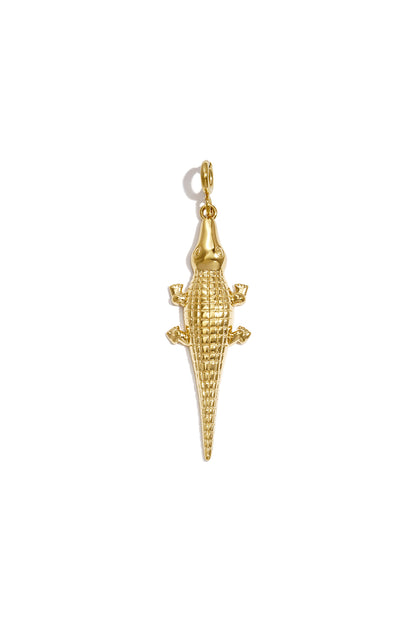 Croco RVS Krokodil Bedel Goud — RVS Waterproof Nikkelvrij | Tudor Gems