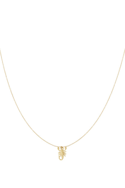Goud & Zilver Scorpio Spirit Ketting RVS – Goud & Zilver – productfoto | Tudor Gems