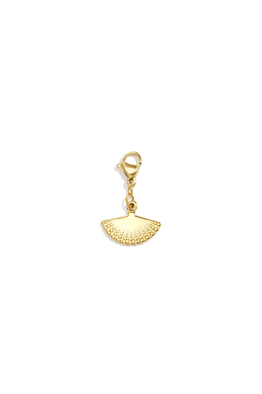 Coquille RVS Waaierschelp Bedel Goud — RVS Waterproof Nikkelvrij | Tudor Gems