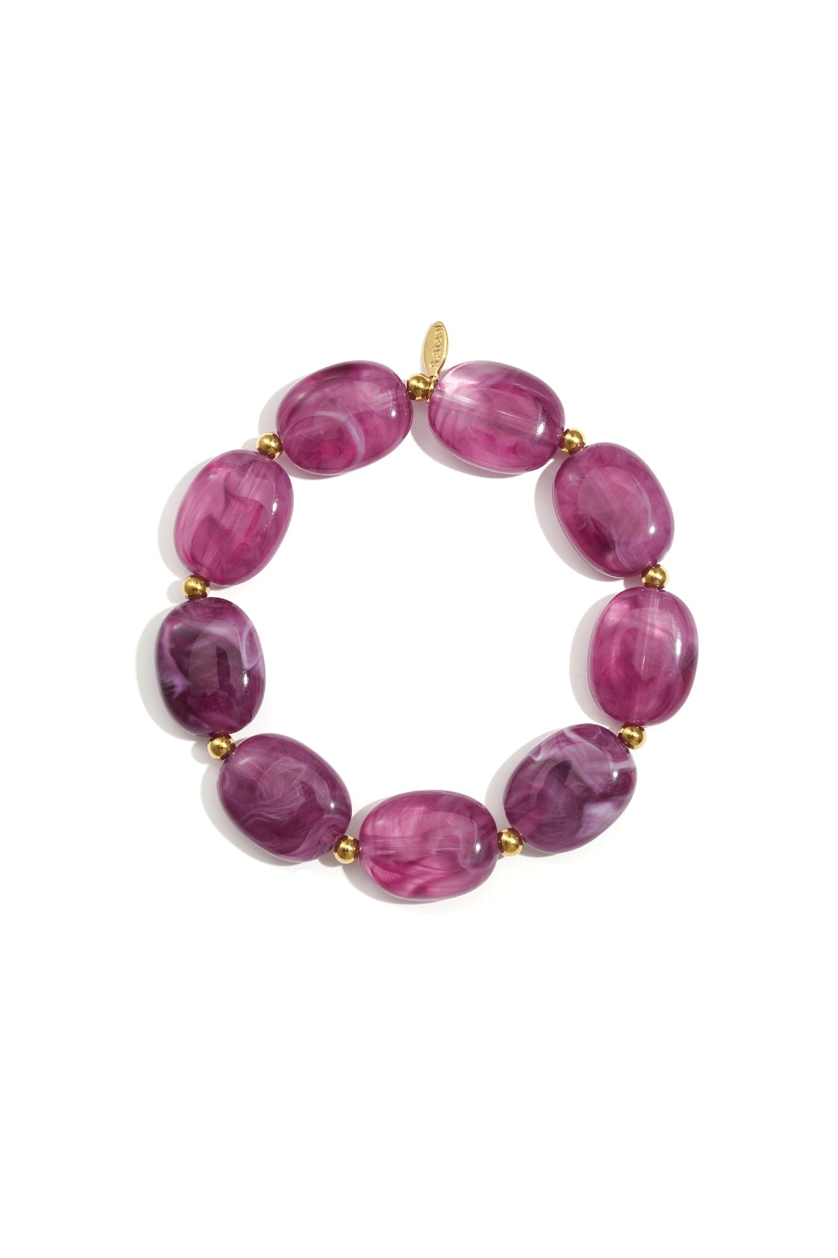 Paars Beaded Armband – Meerdere Kleuren RVS – foto 8 | Tudor Gems
