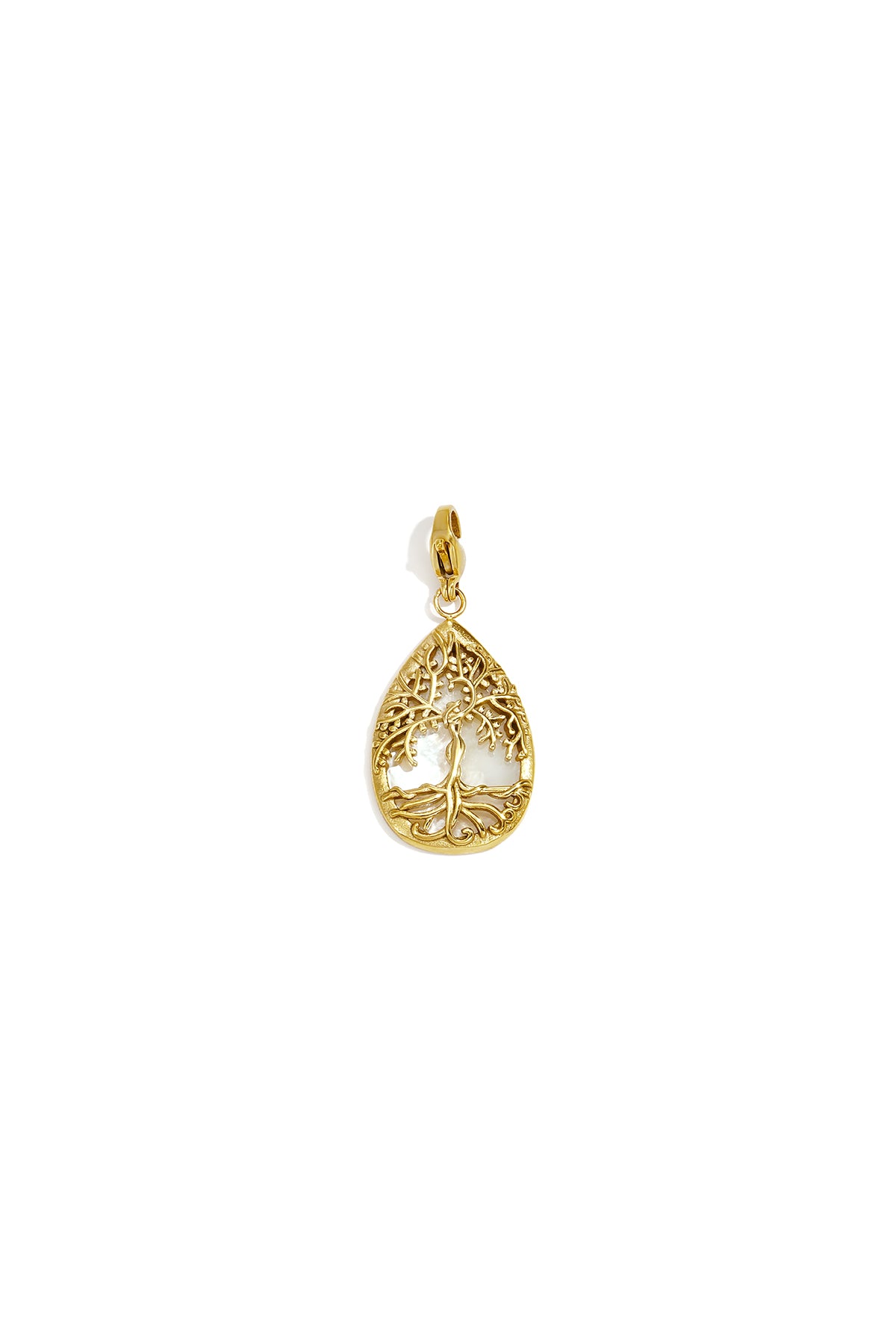 Goutte RVS Druppel Bedel Goud — RVS Waterproof Nikkelvrij | Tudor Gems