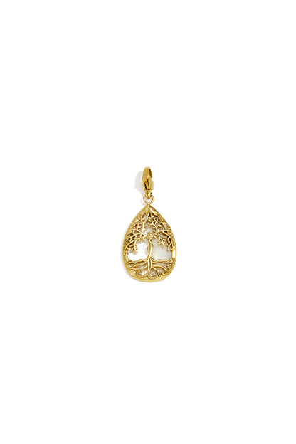 Goutte RVS Druppel Bedel Goud — RVS Waterproof Nikkelvrij | Tudor Gems