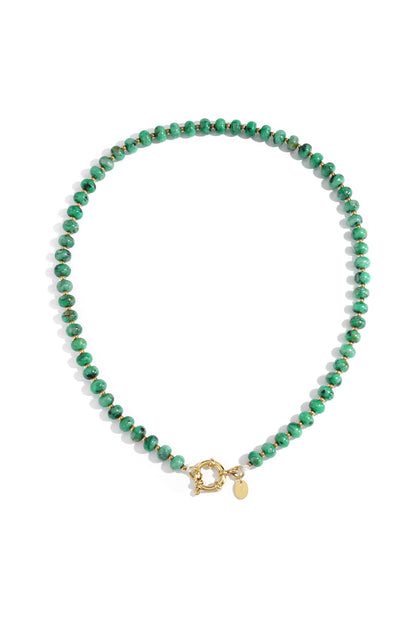 Goud & Roze Kralen Ketting – Goud & Kralen RVS – foto 7 | Tudor Gems