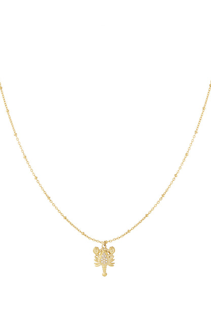 Goud & Zilver Scorpio Spark Ketting RVS – Goud & Zilver – productfoto | Tudor Gems