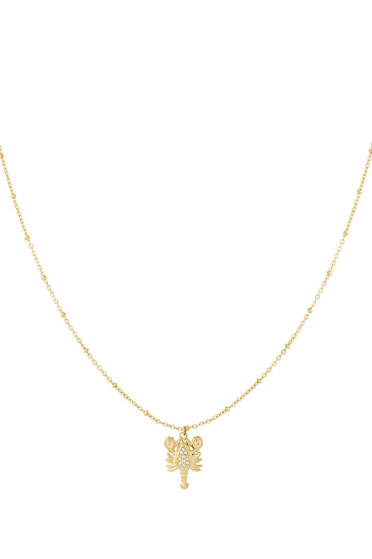 Goud & Zilver Scorpio Spark Ketting RVS – Goud & Zilver – productfoto | Tudor Gems
