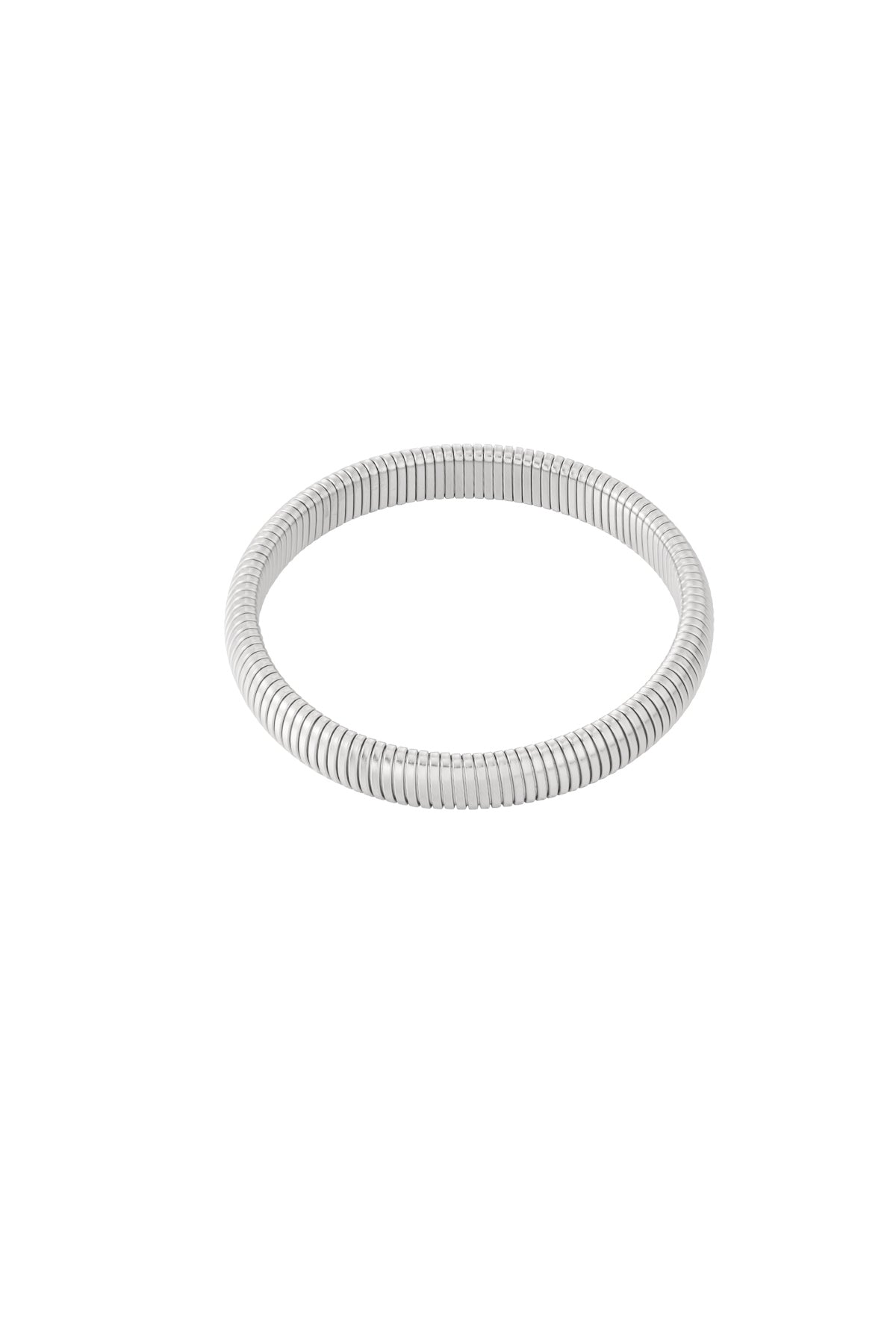 Goud & Zilver Bold & Trendy Stretch Armband RVS – Goud & Zilver – foto 5 | Tudor Gems