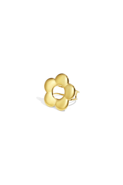 Goud & Zilver Bloom Statement Ring RVS Goud & Zilver – productfoto | Tudor Gems