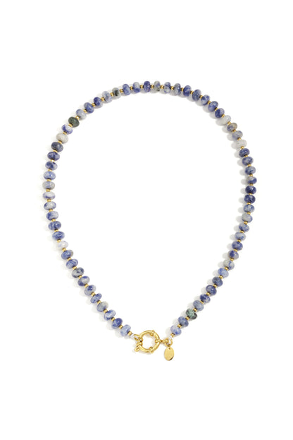 Goud & Roze Kralen Ketting – Goud & Kralen RVS – productfoto | Tudor Gems