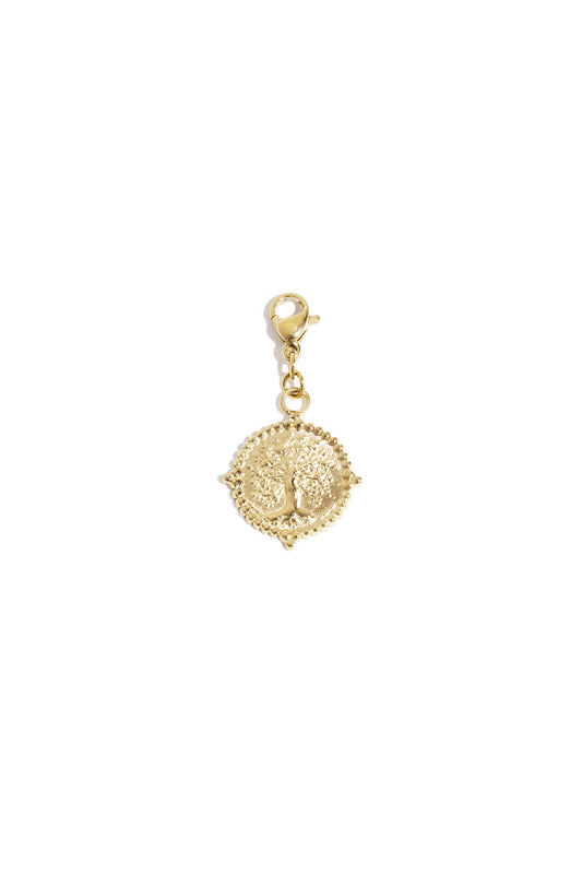 LunaCirkel RVS Charm Goud & Zilver Goud — RVS Waterproof Nikkelvrij | Tudor Gems