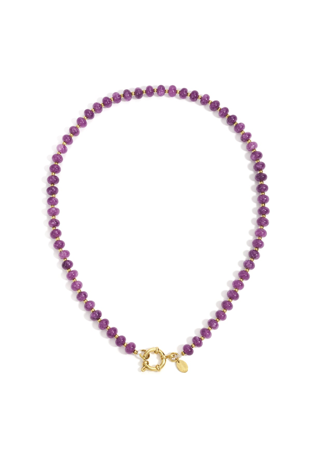 Goud & Roze Kralen Ketting – Goud & Kralen RVS – foto 6 | Tudor Gems