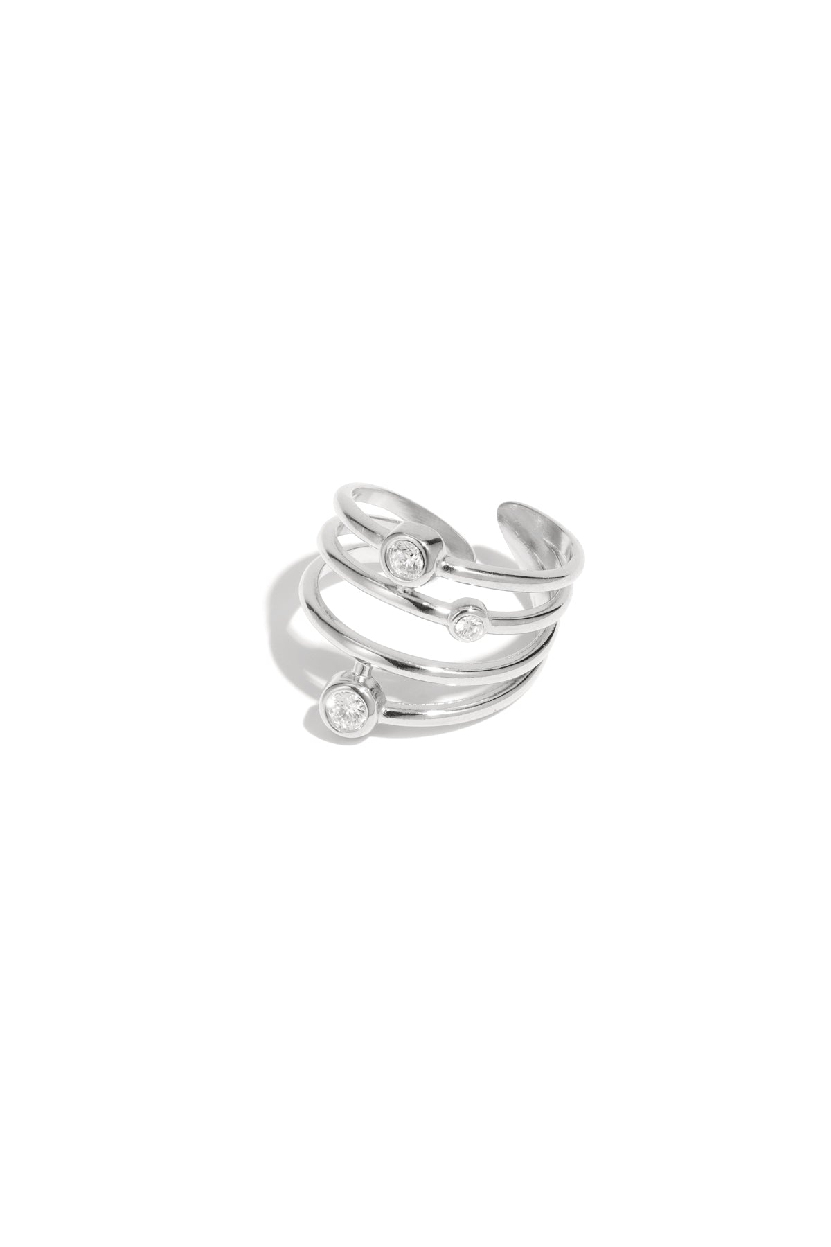 Linéa RVS Statement Ring Goud & Zilver Goud — RVS Waterproof Nikkelvrij | Tudor Gems