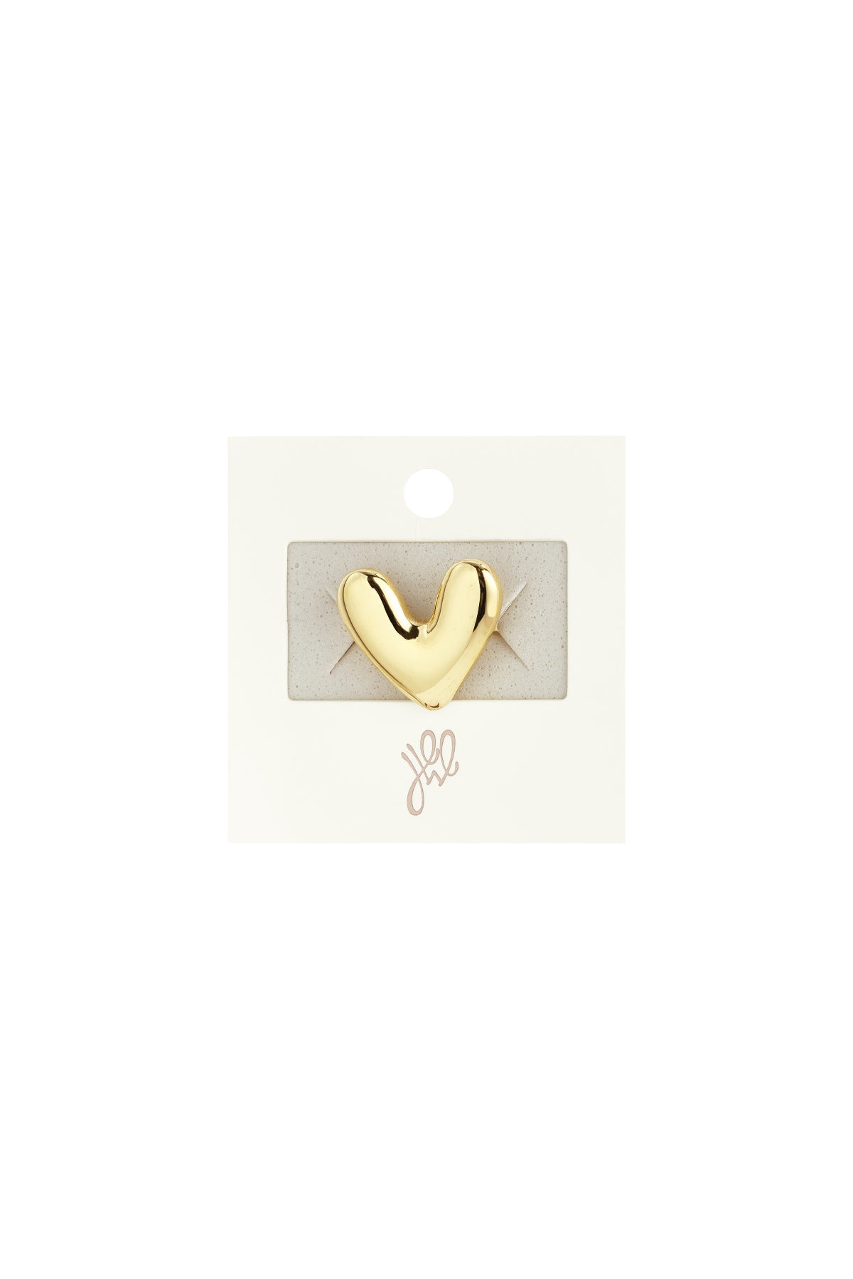 Lunara Hart RVS Ring Goud & Zilver Goud — RVS Waterproof Nikkelvrij | Tudor Gems