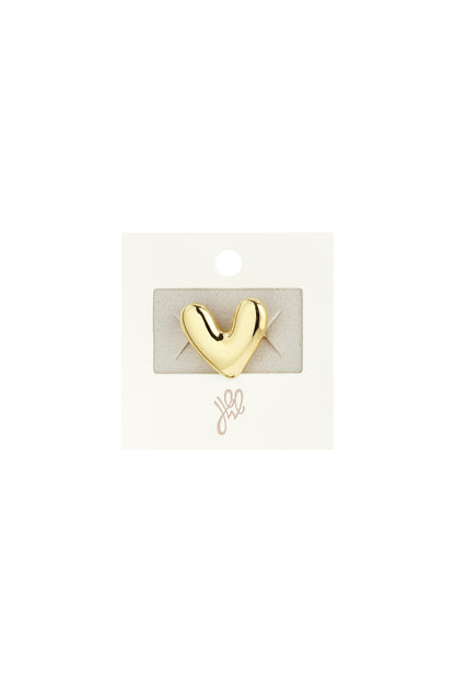 Lunara Hart RVS Ring Goud & Zilver Goud — RVS Waterproof Nikkelvrij | Tudor Gems