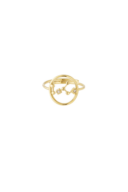 Zodiak Luxe RVS Ring Goud & Zilver Goud — RVS Waterproof Nikkelvrij | Tudor Gems