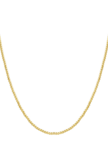 Zilver Zilveren 5mm Bolletjesketting RVS Dames – Tijdloze Minimalistische Ketting – productfoto | Tudor Gems