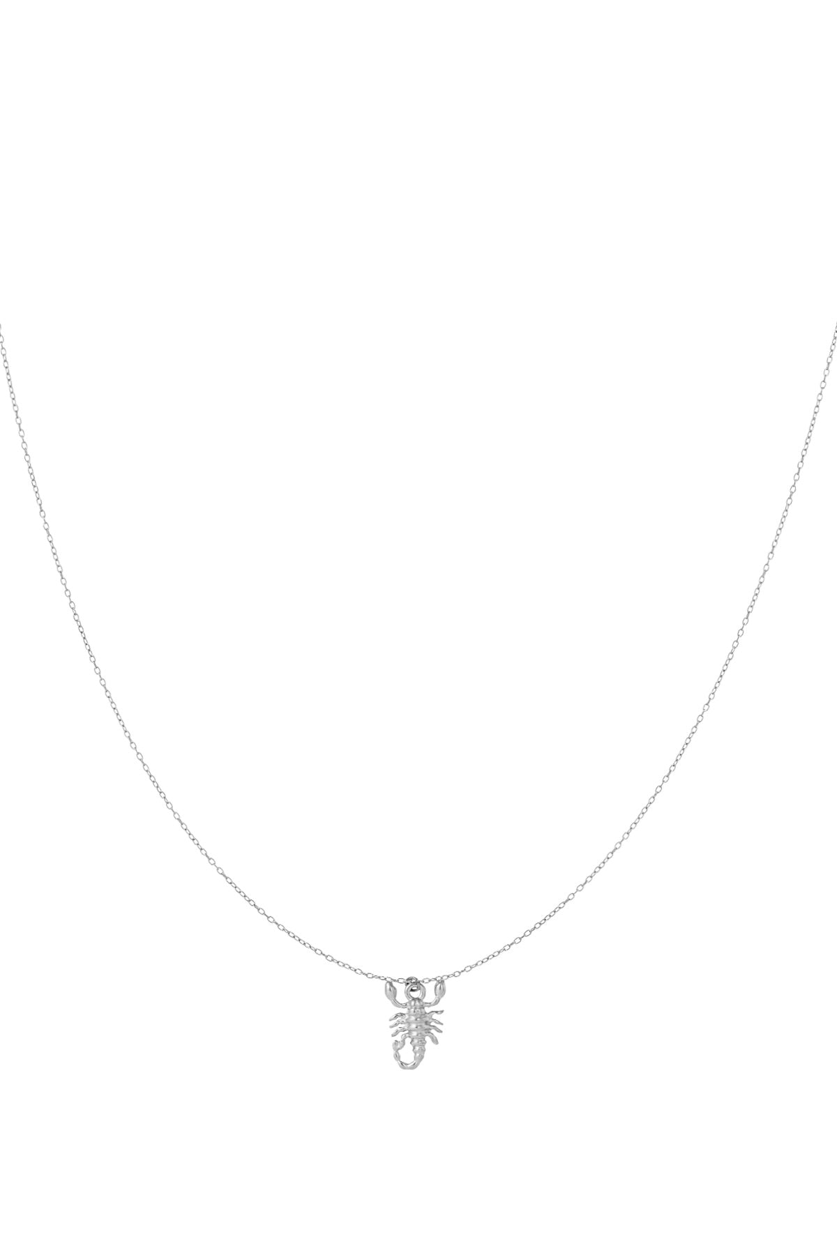 Goud & Zilver Scorpio Spirit Ketting RVS – Goud & Zilver – gedragen op model | Tudor Gems